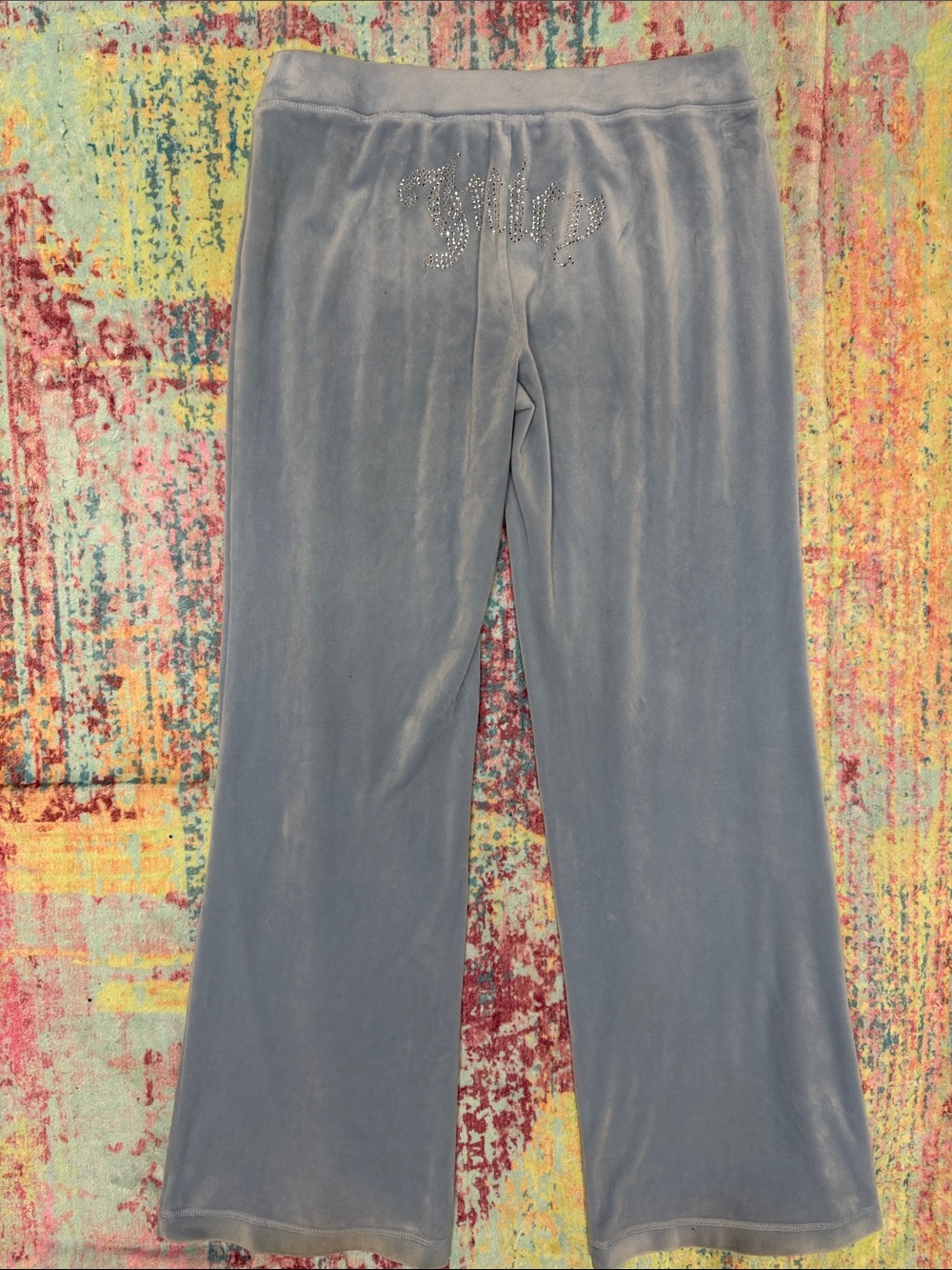 Juicy Couture Light Blue Velour Lounge Pants
